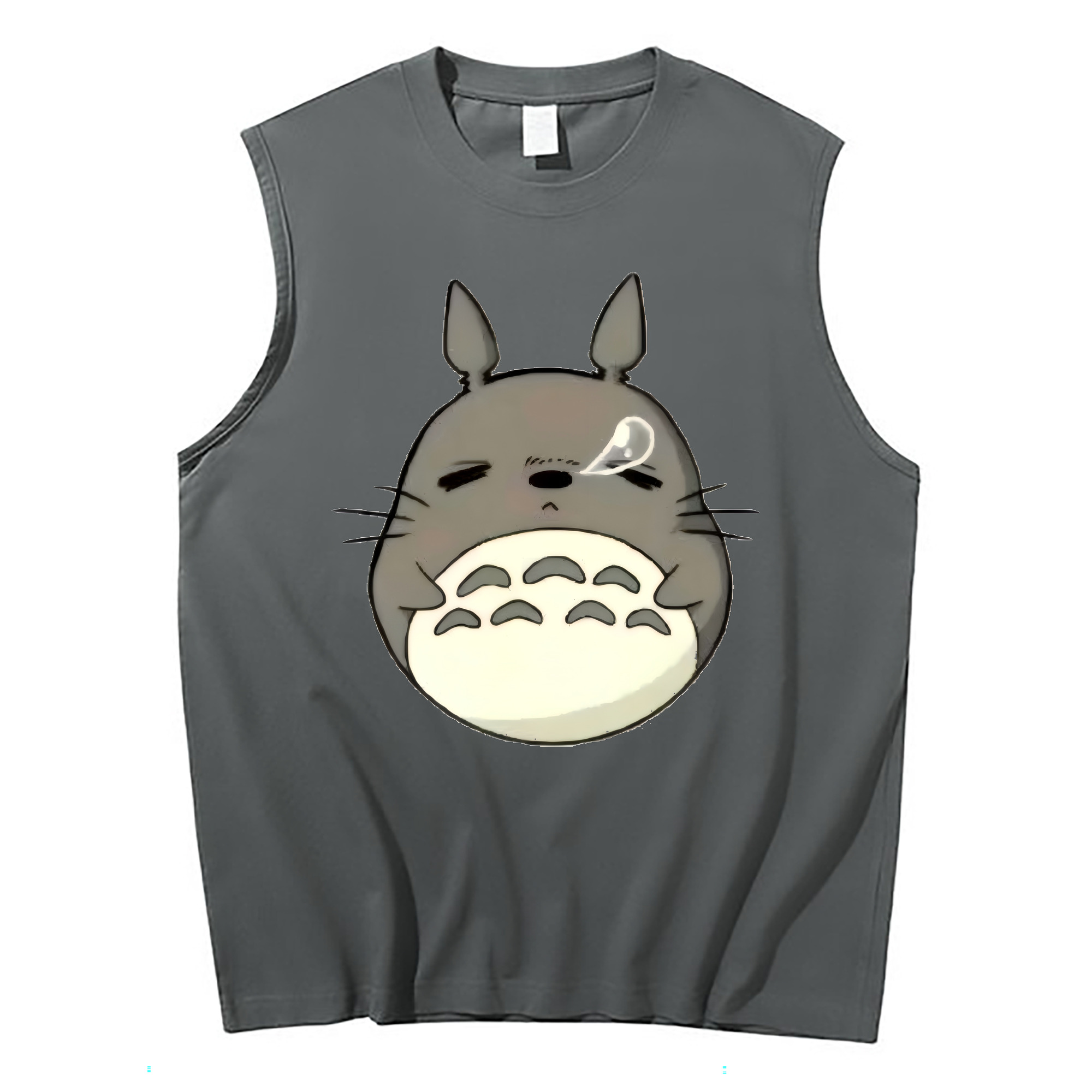 （画像用） となりのトトロ 草壁メイ 草壁サツキ My Neighbor Totoro Satsuki Kusakabe Mei Kusakabe コットン100％タンクトップ（フロントプリント）